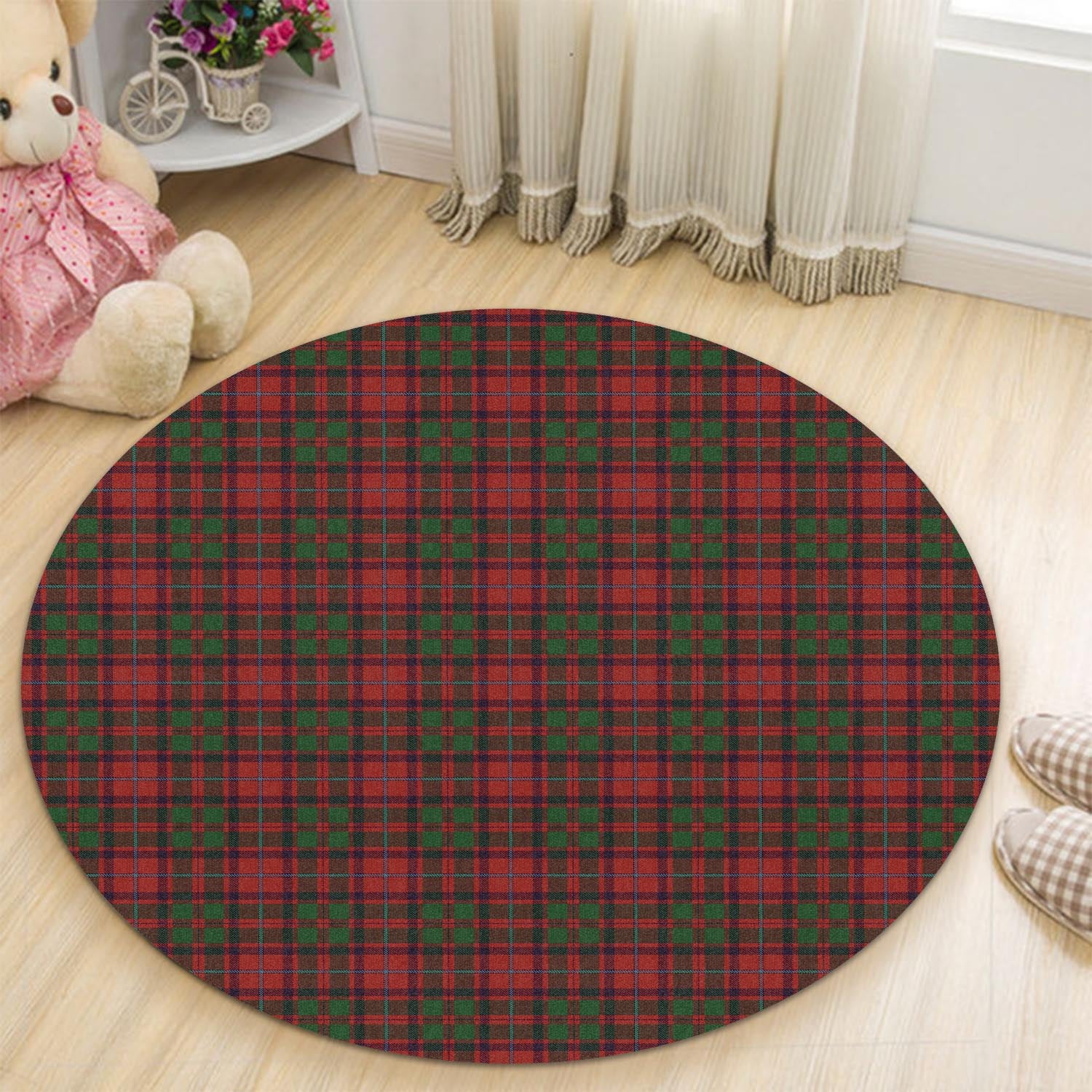 shaw-of-tordarroch-red-dress-tartan-round-rug