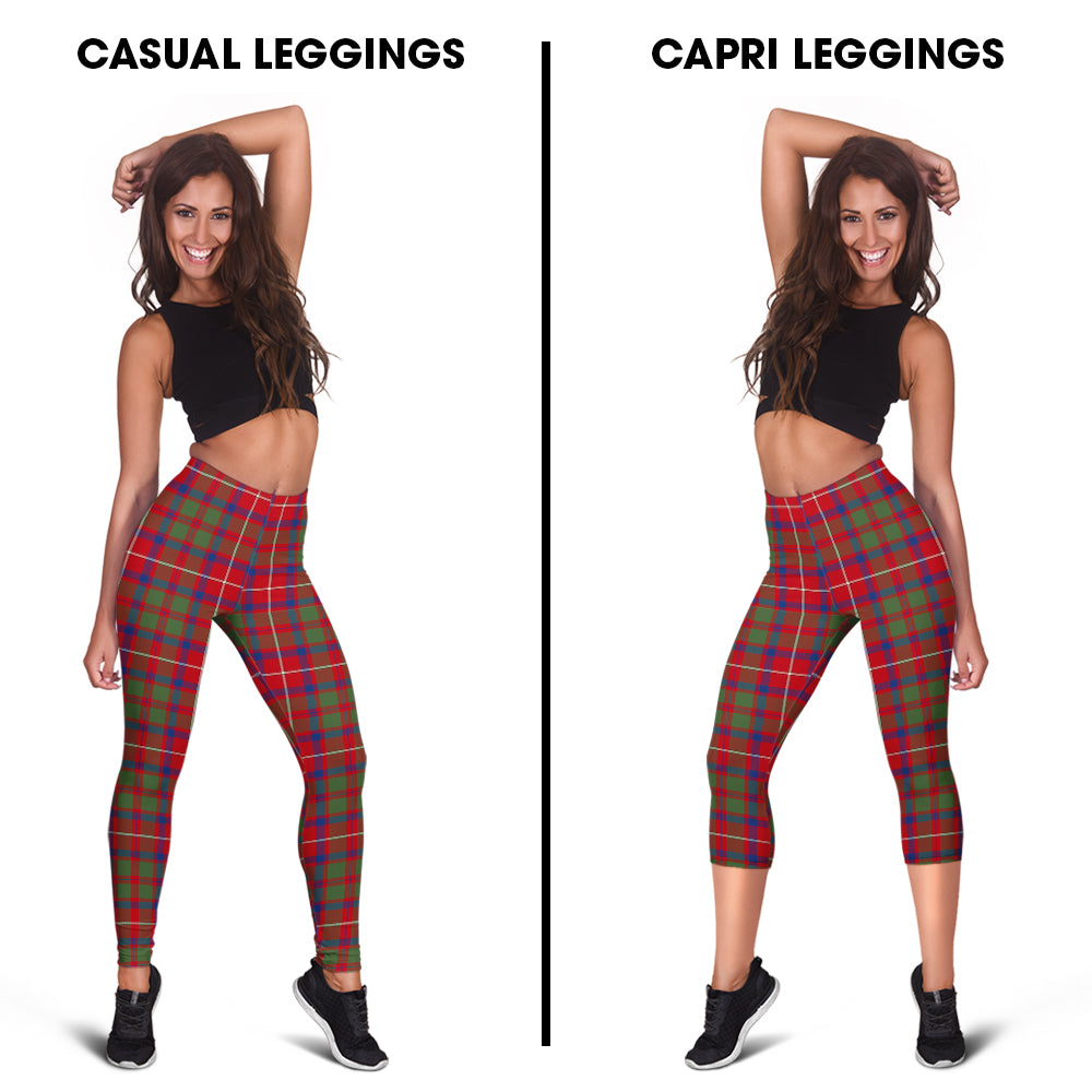 shaw-red-modern-tartan-womens-leggings