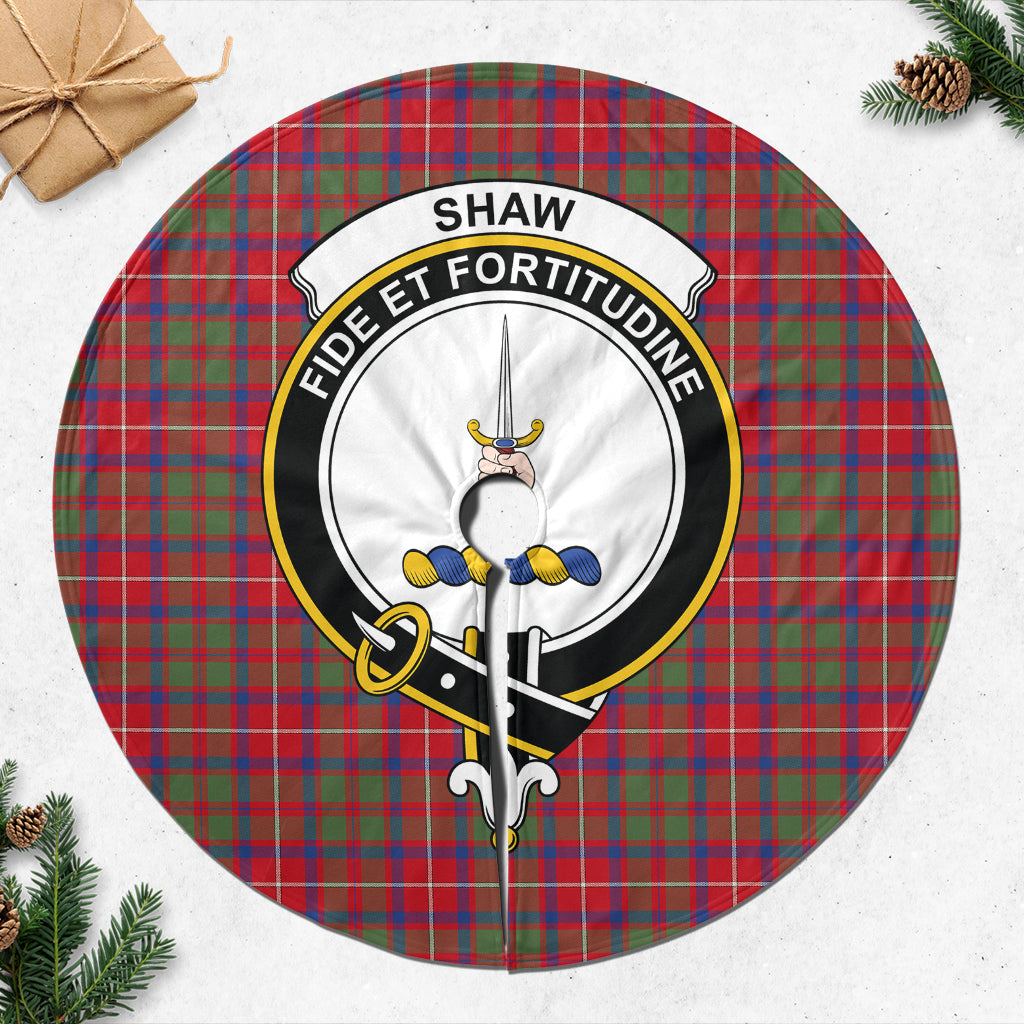 shaw-red-modern-tartan-christmas-tree-skirt-with-family-crest