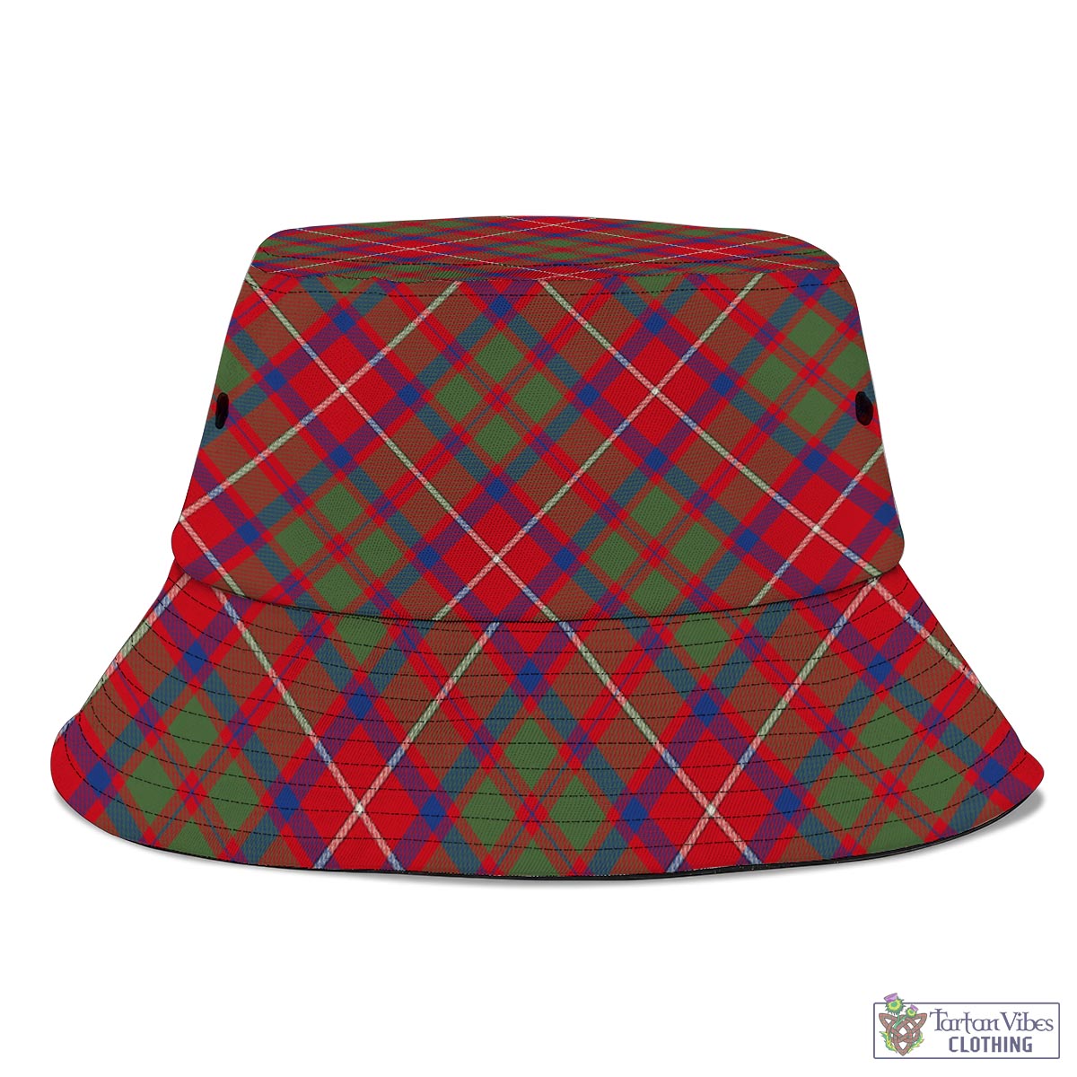 Tartan Vibes Clothing Shaw Red Modern Tartan Bucket Hat