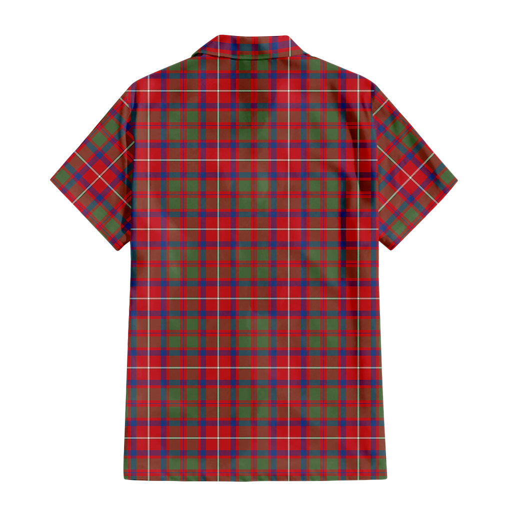 shaw-red-modern-tartan-short-sleeve-button-down-shirt-with-family-crest