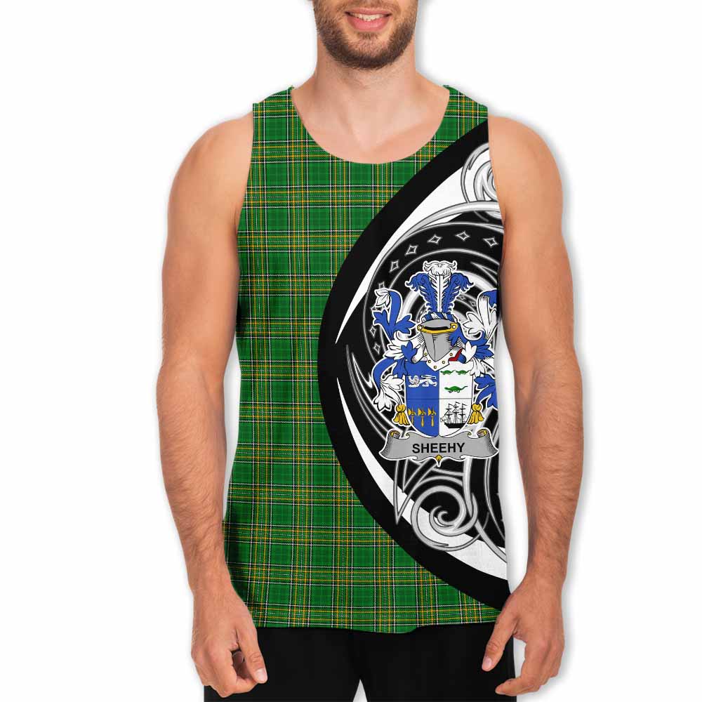 Sheehy Irish Clan Men's Tank Top Celtic Circle Style Men - Tartan Vibes Clothing