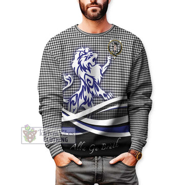 Shepherd Tartan Sweatshirt with Alba Gu Brath Regal Lion Emblem