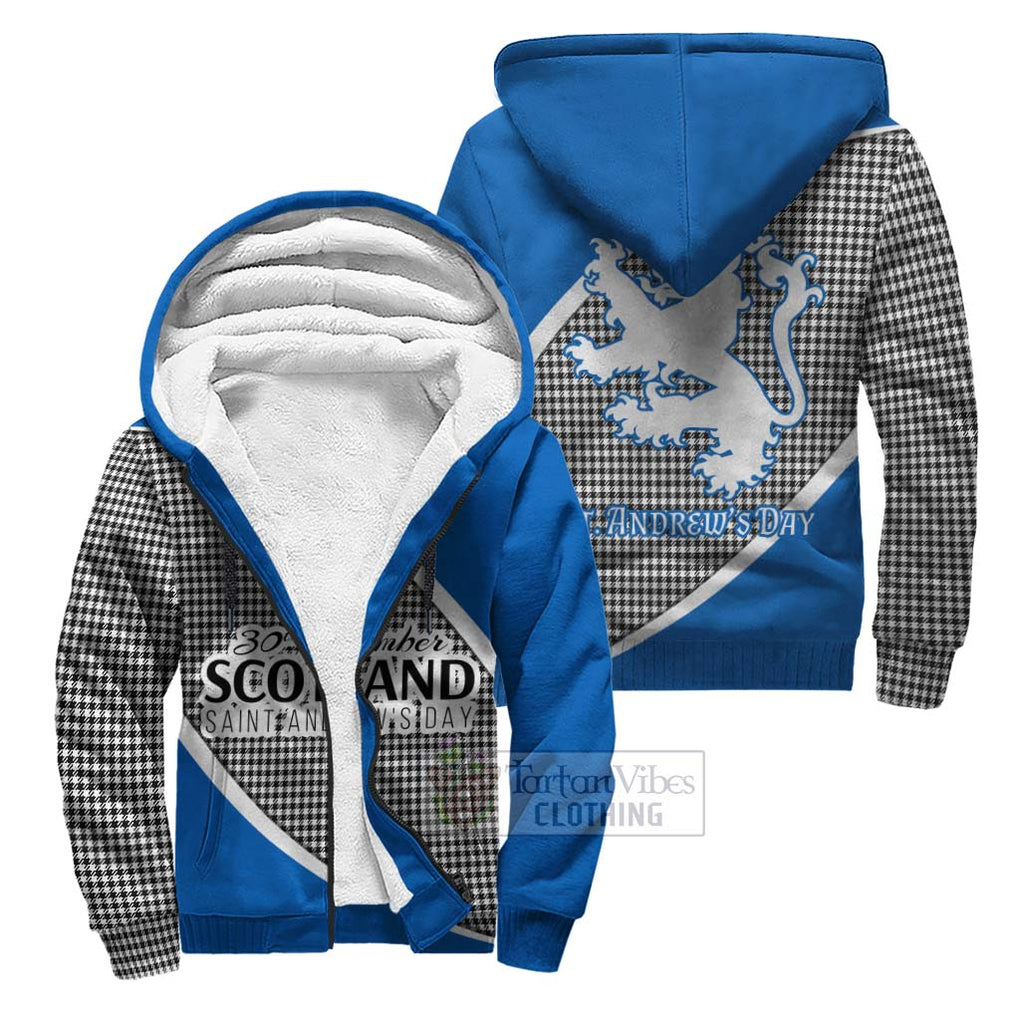 Tartan Vibes Clothing Shepherd Family Crest Tartan Sherpa Hoodie Celebrate Saint Andrew's Day in Style