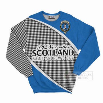 Shepherd Family Crest Tartan Sweatshirt Celebrate Saint Andrew's Day in Style