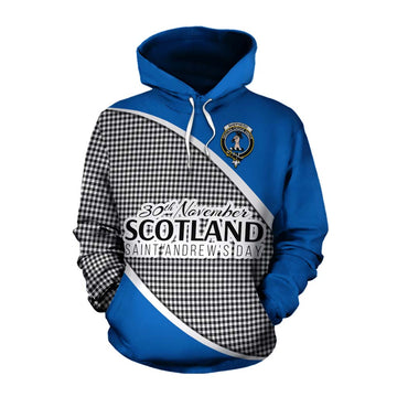 Shepherd Family Crest Tartan Cotton Hoodie Celebrate Saint Andrew's Day in Style