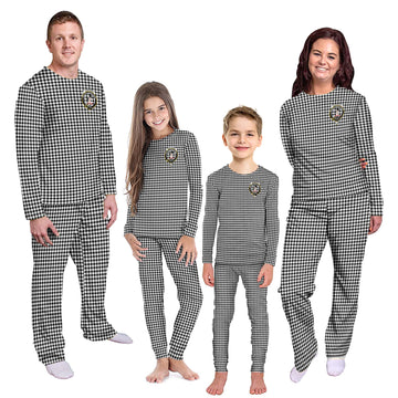 Shepherd Tartan Pajamas Family Set with Family Crest