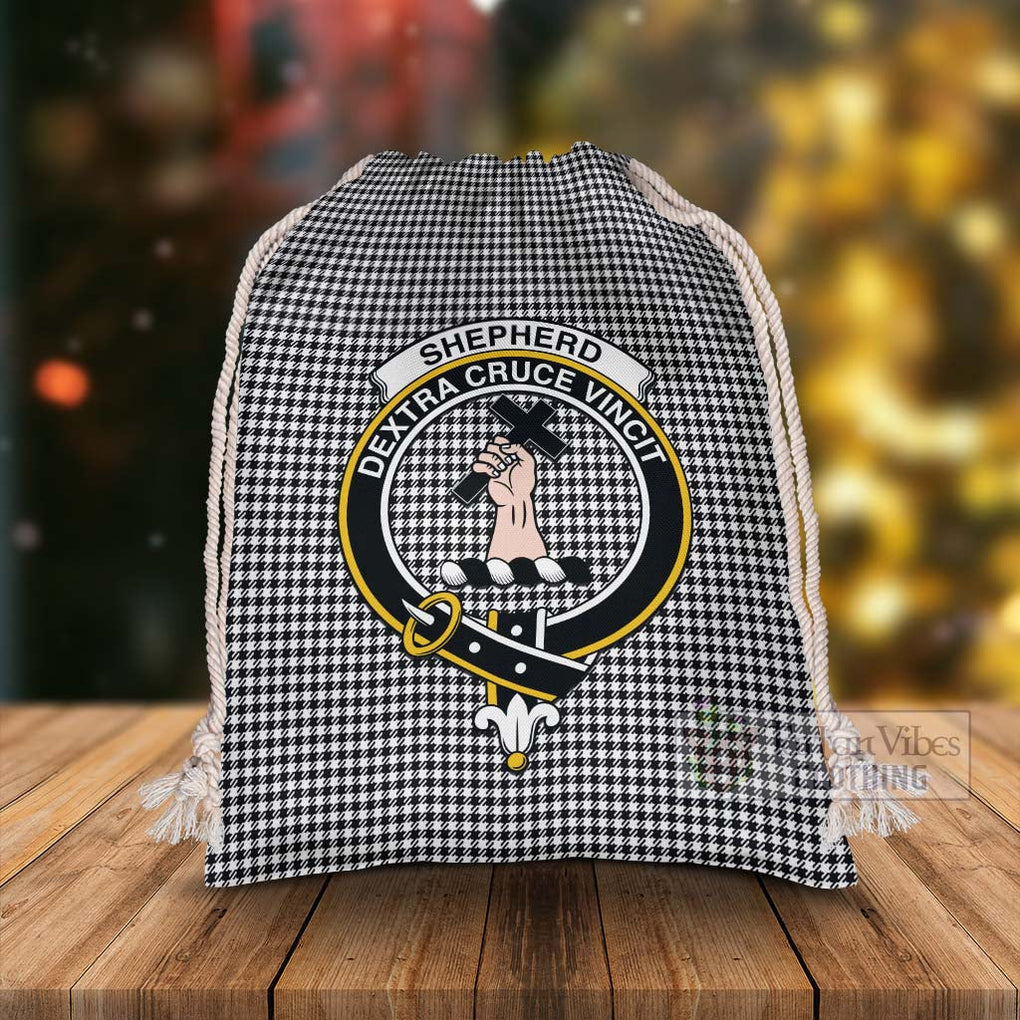 Tartan Vibes Clothing Shepherd Tartan Christmas Santa's Bag with Family Crest