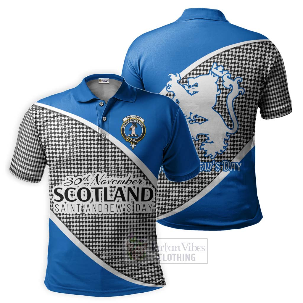 Tartan Vibes Clothing Shepherd Family Crest Tartan Polo Shirt Celebrate Saint Andrew's Day in Style