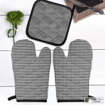 Shepherd Tartan Combo Oven Mitt & Pot-Holder Black - Tartan Vibes Clothing