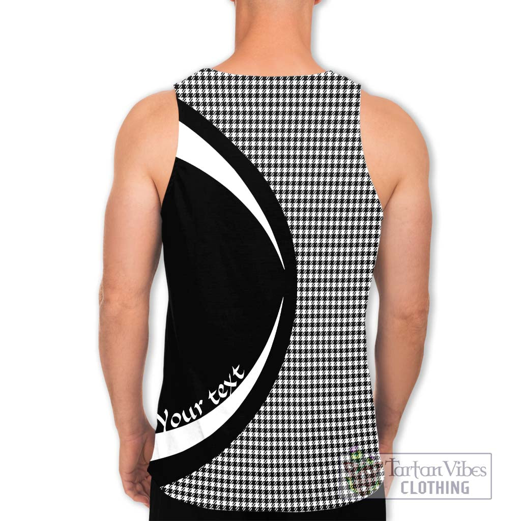 Shepherd Tartan Men's Tank Top with Family Crest Circle Style - Tartan Vibes Clothing