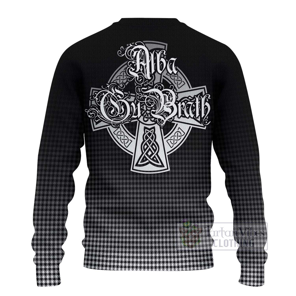 Shepherd Tartan Ugly Sweater Featuring Alba Gu Brath Family Crest Celtic Inspired - Tartan Vibes Clothing