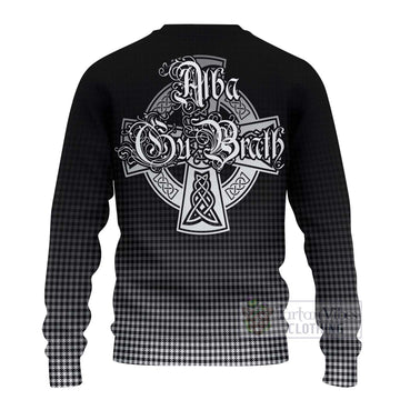 Shepherd Tartan Knitted Sweater Featuring Alba Gu Brath Family Crest Celtic Inspired