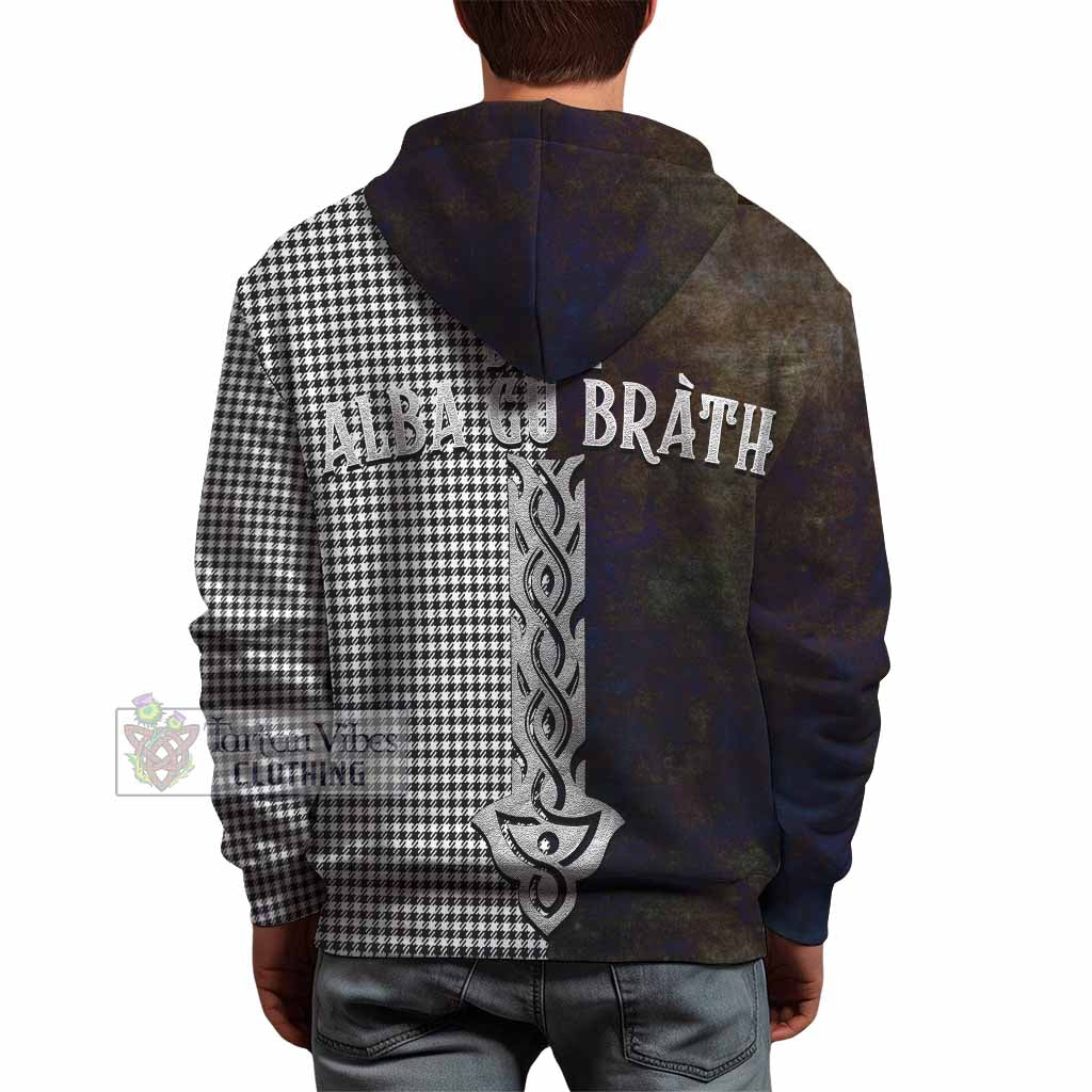 Shepherd Tartan Family Crest Hoodie Alba Gu Brath Be Brave Lion Ancient Style - Tartan Vibes Clothing