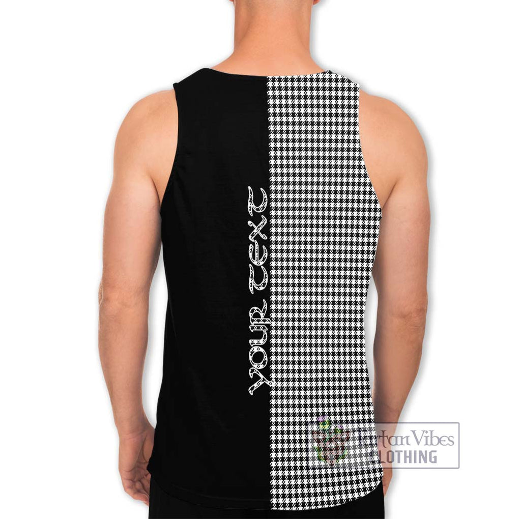 Shepherd Tartan Men's Tank Top with Family Crest and Half Of Me Style - Tartanvibesclothing Shop