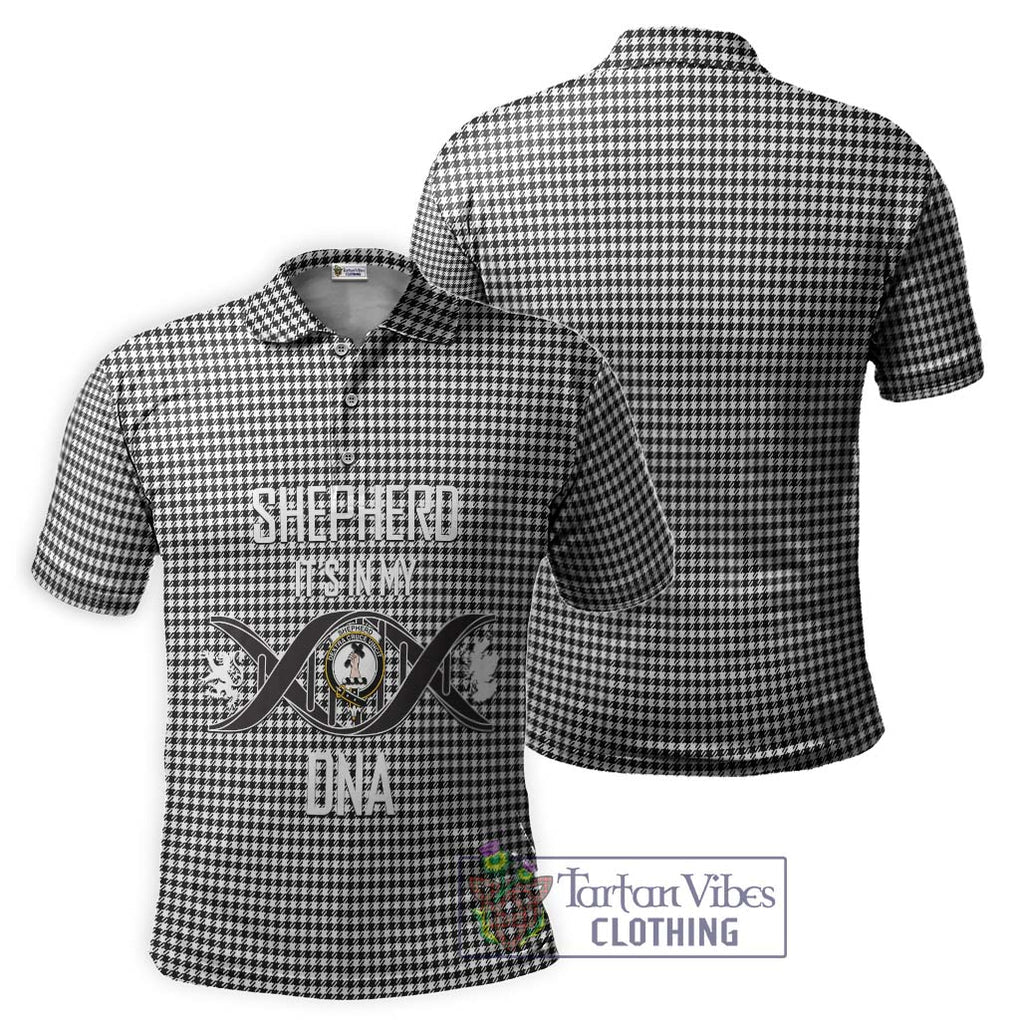 Shepherd Tartan Polo Shirt with Family Crest DNA In Me Style - Tartanvibesclothing Shop