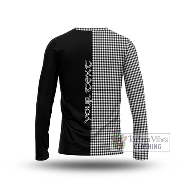 Shepherd Tartan Long Sleeve T-Shirt with Family Crest and Half Of Me Style