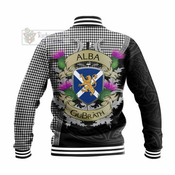 Shepherd Tartan Family Crest Baseball Jacket Lion Rampant Royal Thistle Shield Celtic Inspired - Tartan Vibes Clothing