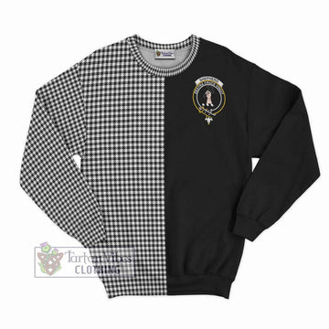 Shepherd Tartan Sweatshirt with Family Crest and Half Of Me Style