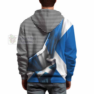 Shepherd Tartan Hoodie with Family Crest Scotland Patriotic Style