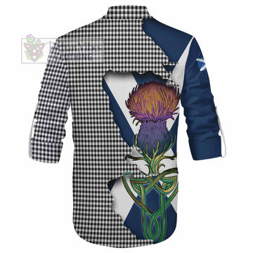 Shepherd Tartan Family Crest Ghillie Kilt Shirt Scottish Thistle Celtic Inspired - Tartan Vibes Clothing