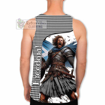 Shepherd Crest Tartan Men's Tank Top Inspired by the Freedom of Scottish Warrior