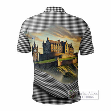 Shepherd Tartan Family Crest Polo Shirt with Scottish Ancient Castle Style - Tartan Vibes Clothing