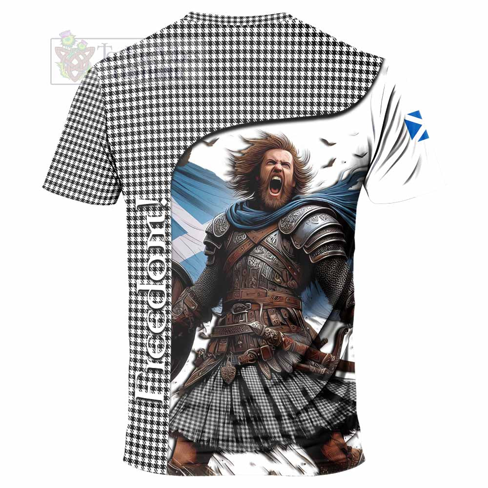 Shepherd Crest Tartan T-Shirt Inspired by the Freedom of Scottish Warrior