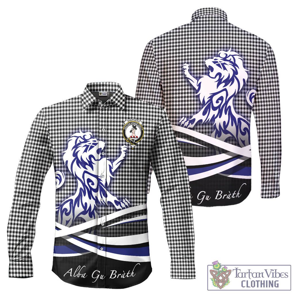 shepherd-tartan-long-sleeve-button-up-shirt-with-alba-gu-brath-regal-lion-emblem