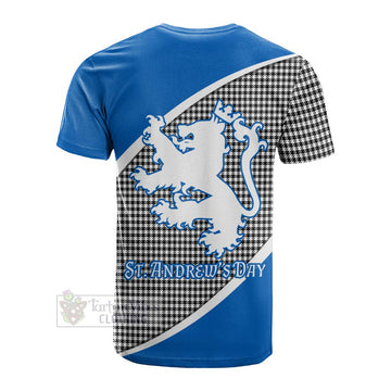 Shepherd Family Crest Tartan Cotton T-shirt Celebrate Saint Andrew's Day in Style