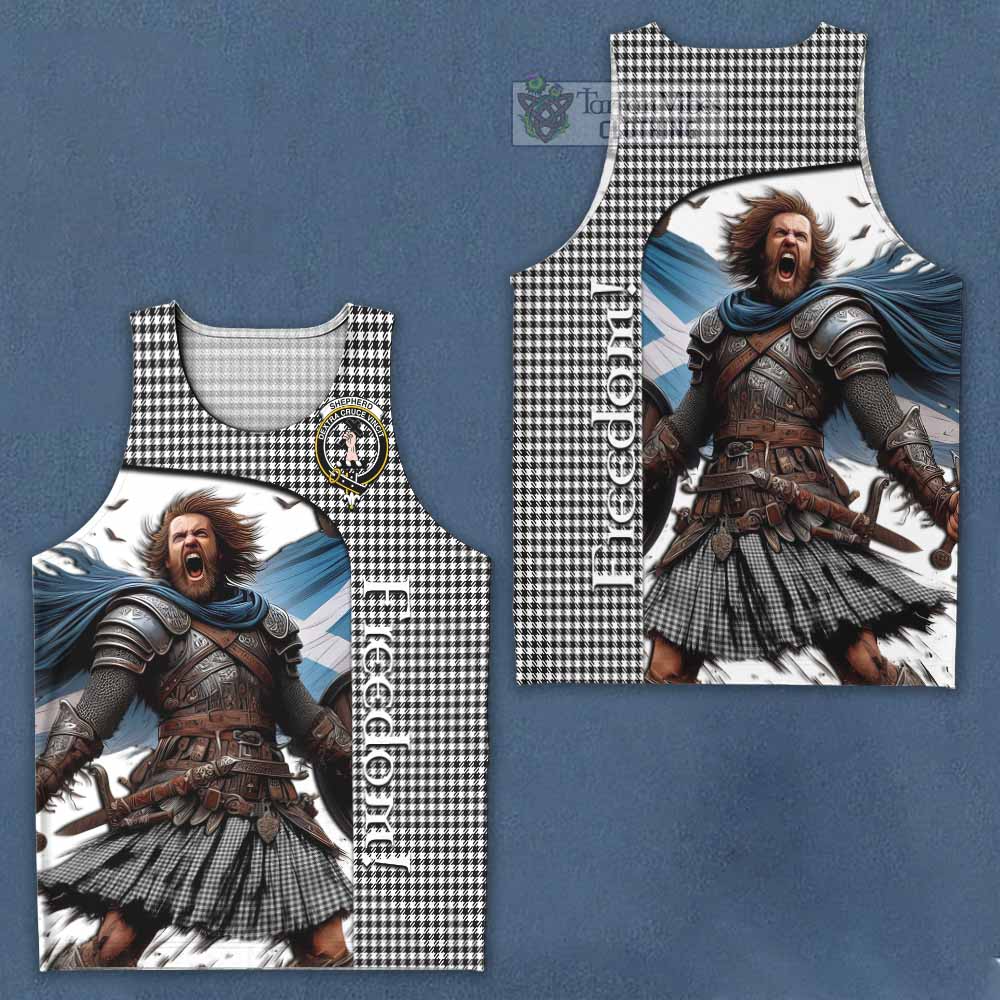 Tartan Vibes Clothing Shepherd Crest Tartan Men's Tank Top Inspired by the Freedom of Scottish Warrior