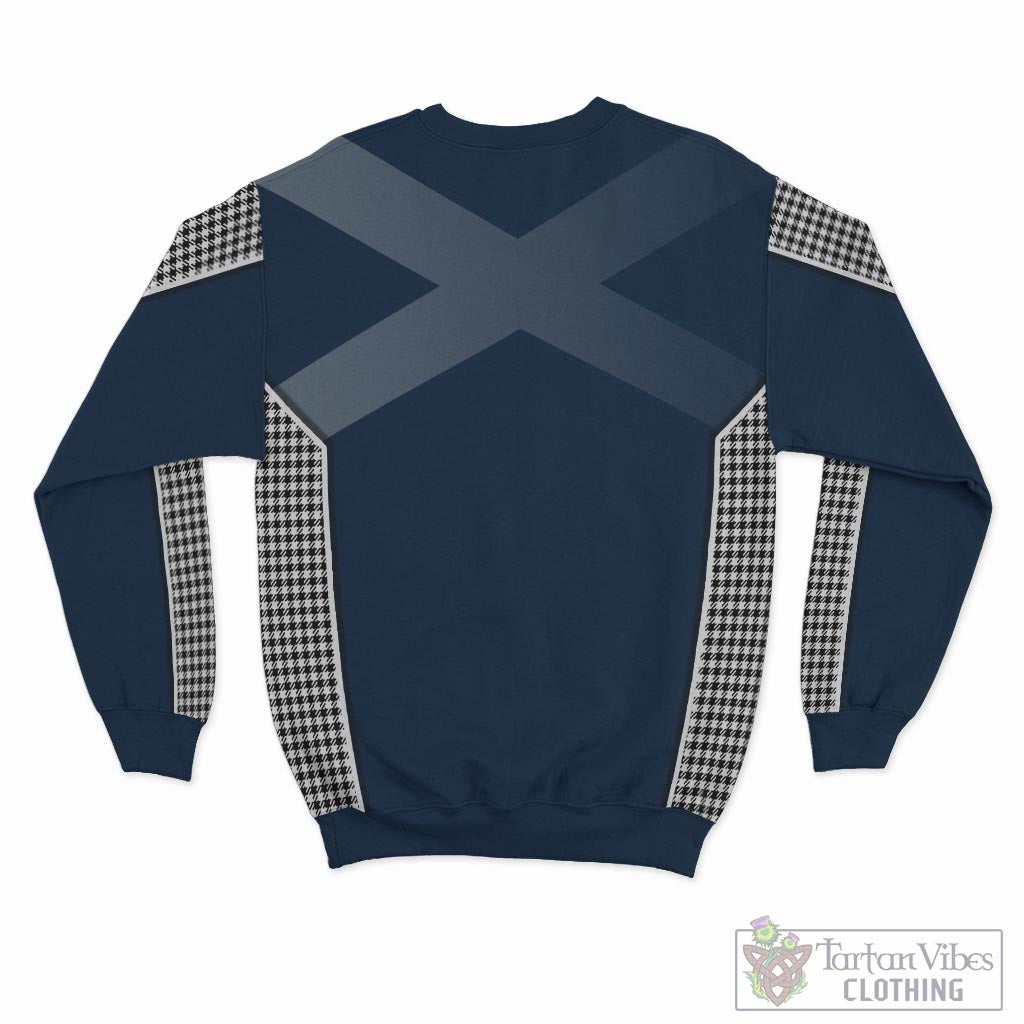 Tartan Vibes Clothing Shepherd Tartan Sweater with Family Crest and Lion Rampant Vibes Sport Style