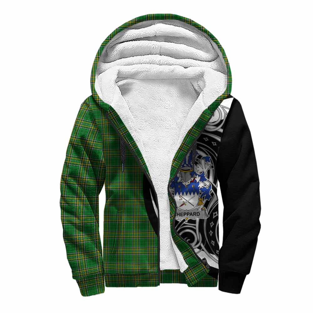 Sheppard Irish Clan Sherpa Hoodie Celtic Circle Style Unisex S - Tartan Vibes Clothing