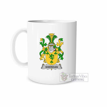 Sheridan Irish Clan Coat of Arms Ceramic Mug