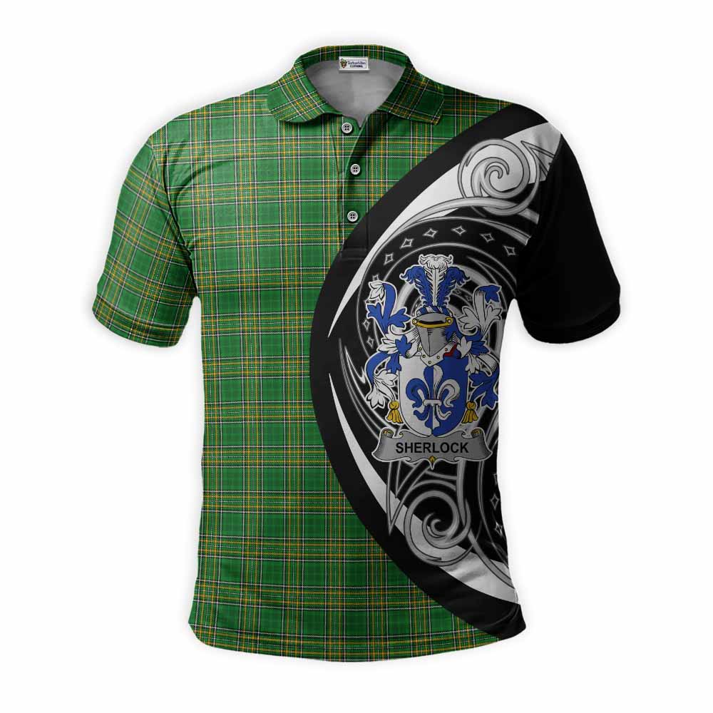 Sherlock Irish Clan Polo Shirt Celtic Circle Style Kid - Tartan Vibes Clothing