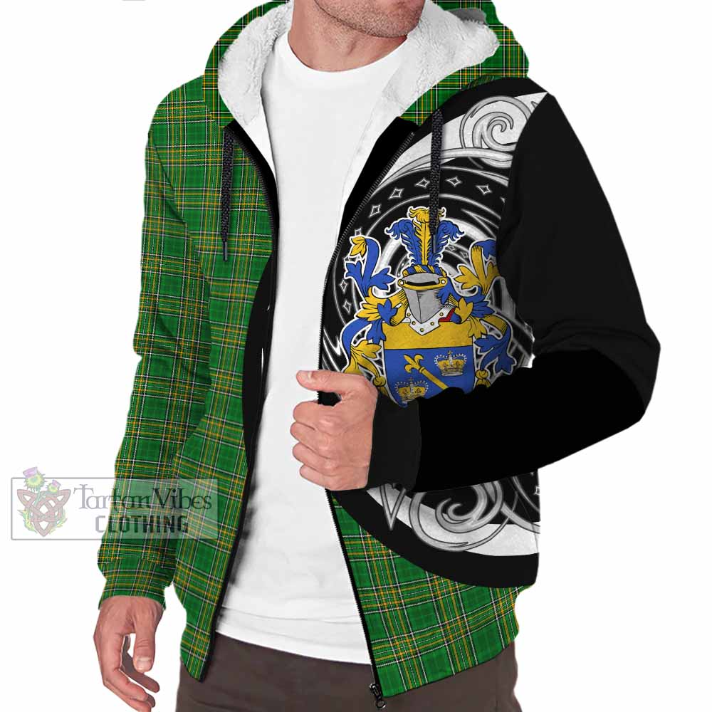 Shinnick Irish Clan Sherpa Hoodie Celtic Circle Style - Tartan Vibes Clothing