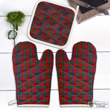 Sinclair Tartan Combo Oven Mitt & Pot-Holder White - Tartan Vibes Clothing