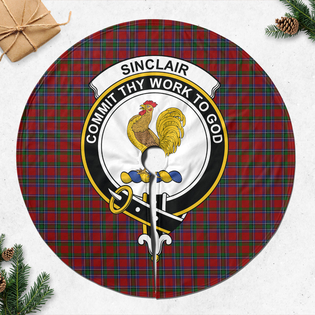 sinclair-tartan-christmas-tree-skirt-with-family-crest