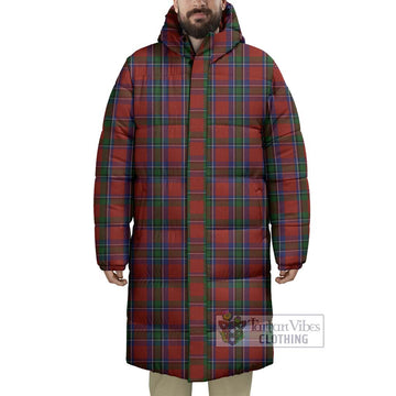 Sinclair Tartan Long Down Jacket