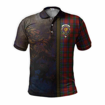 Sinclair Tartan Family Crest Polo Shirt Alba Gu Brath Be Brave Lion Ancient Style Kid - Tartan Vibes Clothing