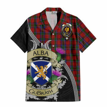 Sinclair Tartan Family Crest Hawaiian Shirt Lion Rampant Royal Thistle Shield Celtic Inspired Kid - Tartan Vibes Clothing