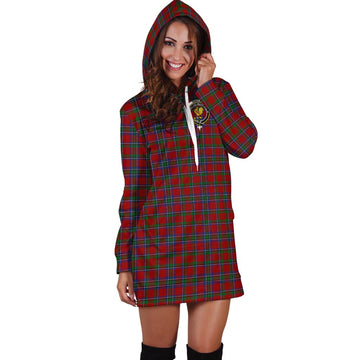 Sinclair Tartan Hoodie Dress with Family Crest