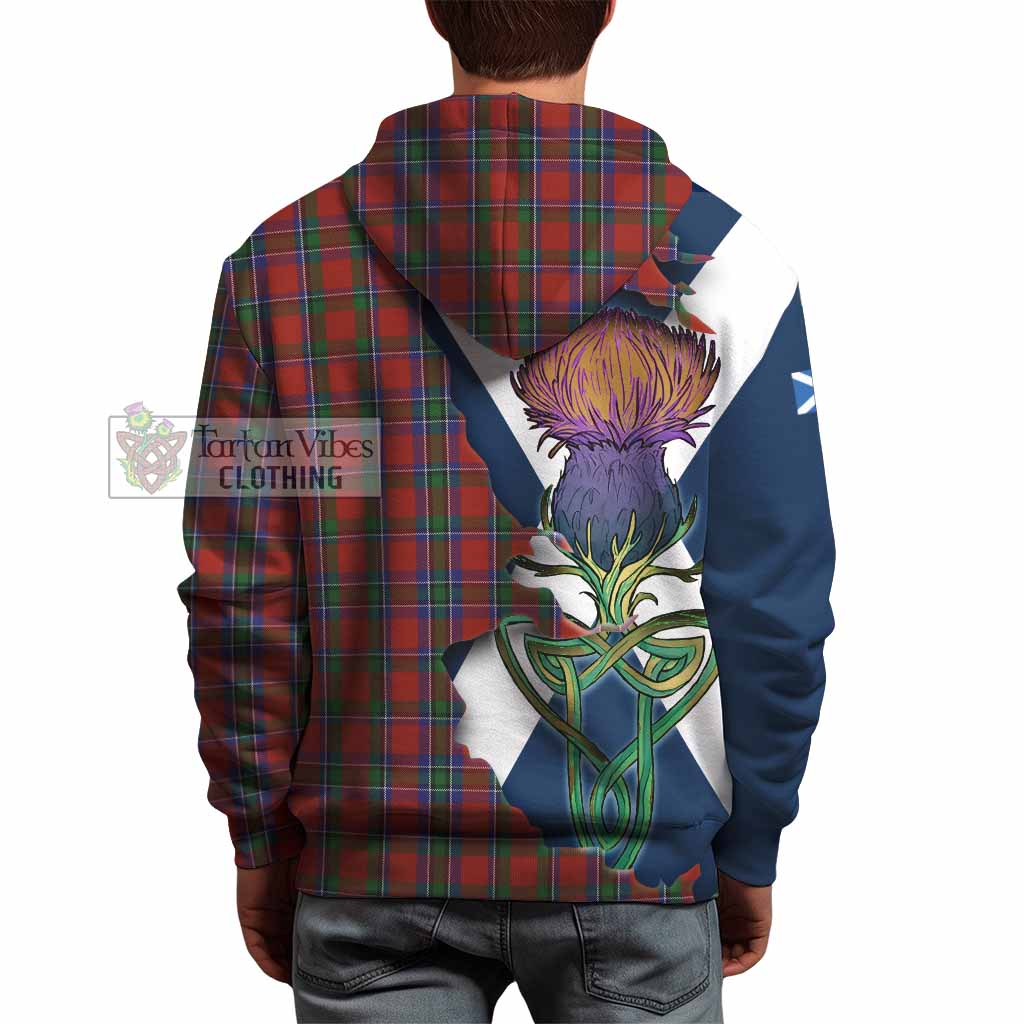 Sinclair Tartan Family Crest Hoodie Scottish Thistle Celtic Inspired - Tartan Vibes Clothing