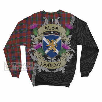 Sinclair Tartan Family Crest Sweatshirt Lion Rampant Royal Thistle Shield Celtic Inspired - Tartan Vibes Clothing