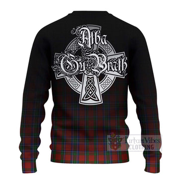 Sinclair Tartan Ugly Sweater Featuring Alba Gu Brath Family Crest Celtic Inspired