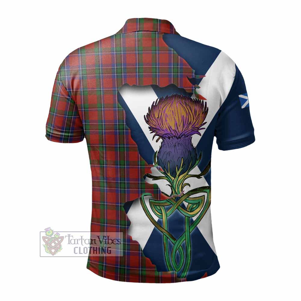 Sinclair Tartan Family Crest Polo Shirt Scottish Thistle Celtic Inspired - Tartan Vibes Clothing