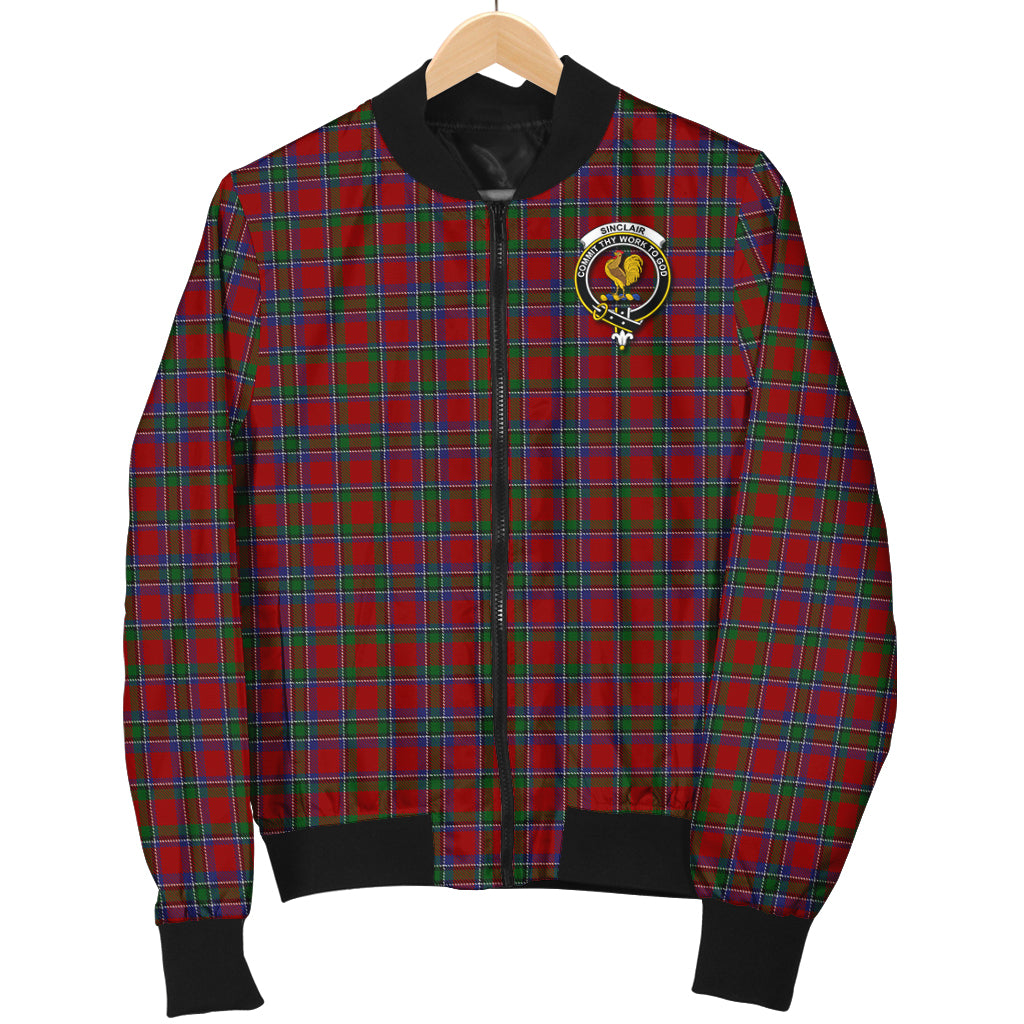 sinclair-tartan-bomber-jacket-with-family-crest