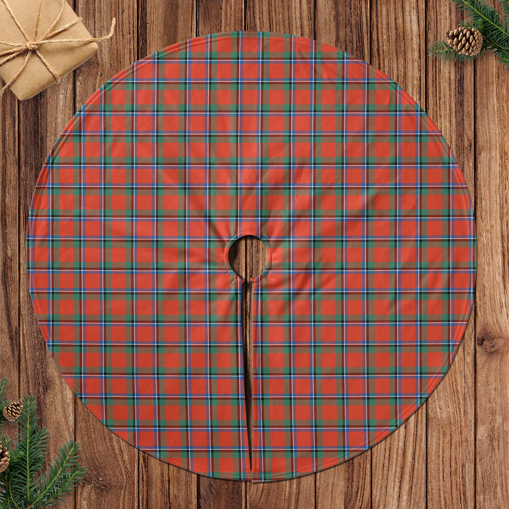 Sinclair Ancient Tartan Christmas Tree Skirt - Tartanvibesclothing