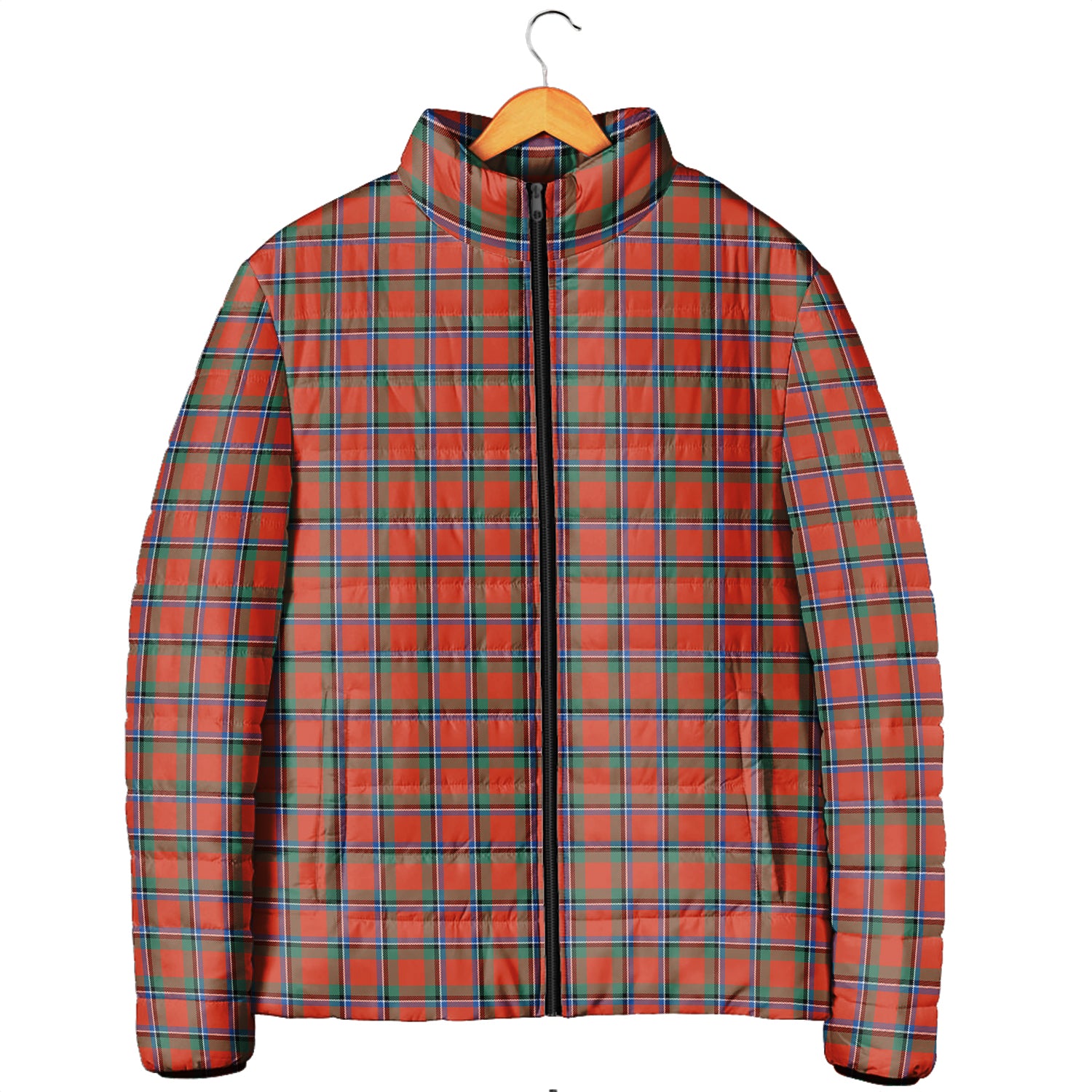 Sinclair Ancient Tartan Padded Jacket Men's Padded Jacket - Tartan Vibes Clothing