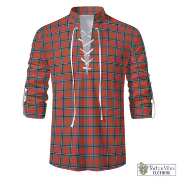 Sinclair Ancient Tartan Men's Scottish Traditional Jacobite Ghillie Kilt Shirt